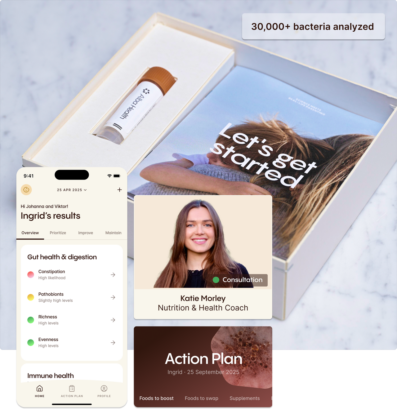 Alba membership, gut health test & consultation